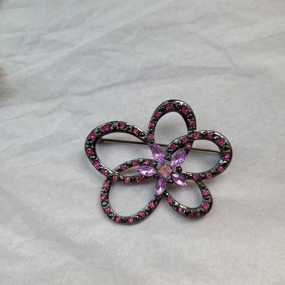 Lot of Vintage Floral Brooches - Picture 4 of 15